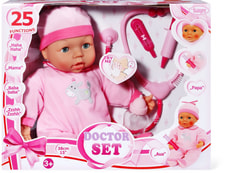 Bayer Puppe mit Doktorset 38 cm