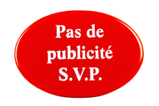 Emailschild Pas de publicité S.V.P.