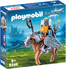 Playmobil Zwerg und Pony mit Rüstung