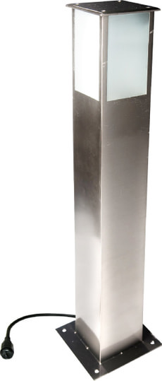 EASY CONNECT Lichtturm Inox 70 cm