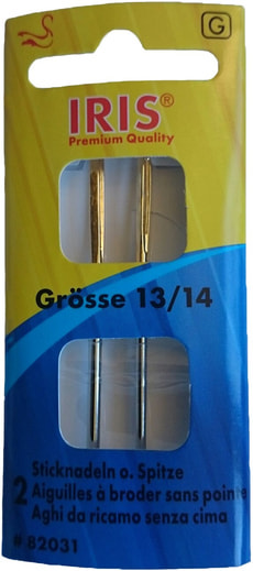 Sticknadeln ohne Spitze 13 & 14