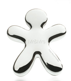 Mr & Mrs Niki Metal Silver Pure