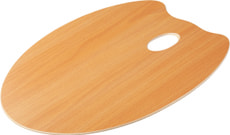Palette Buche oval 24 x 34cm