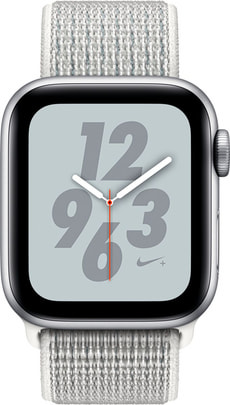 Watch Nike+ 40mm GPS+Cellular silver Aluminum Summit White Nike Sport Loop