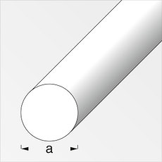 Rundstange 6 mm silberfarben 1 m