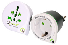Q2Power Weltreiseadapter "Kombo"