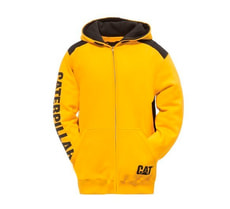Sweatshirt Logo Panel Zip