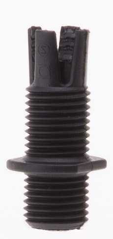 Klemmnippel M10x1, schwarz