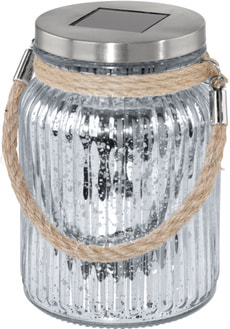 LED Solarlampe Glas