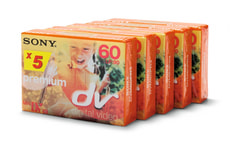 60min DVM-Kassette 5 Stück.