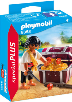 Playmobil Pirat mit Schatzkiste