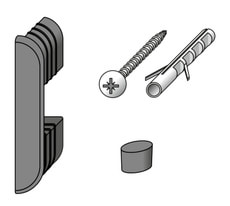 coaxis®-Wand-Befestigungs-Set