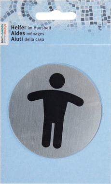 Türschild Mann