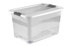 Kristallbox mit Rollen 52L