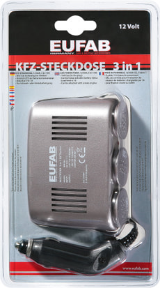 KFZ-Steckdose 3 in 1 12V