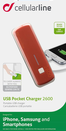 USB Pocket Charger 2600