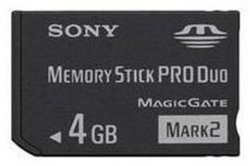 MemoryStick PRO Duo 4GB