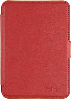 eReader Cover Slim Leder rot