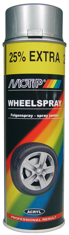 Extra Wheelspray silber