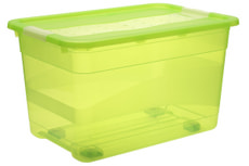 Kristallbox mit Rollen 52L