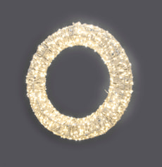 LED Kranz, 46.5 cm