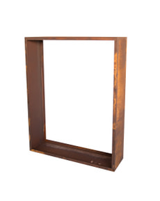 Kaminholz-Stapelregal 2 naturrost