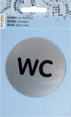 Türschild WC
