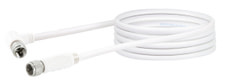 Sat-Kabel 110db 3m weiss