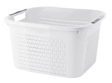 Wäschekorb 22l Country weiss
