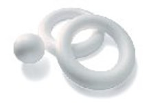Styropor-Ringe