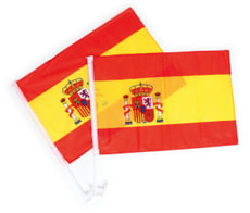 Autofahnen Spanien