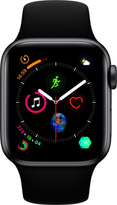 Watch Serie 4 40mm GPS+Cellular space gray Aluminum Black Sport Band