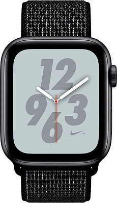 Watch Nike+ 44mm GPS space gray Aluminum Black Nike Sport Loop