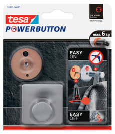 Powerbutton Haken Classic eckig