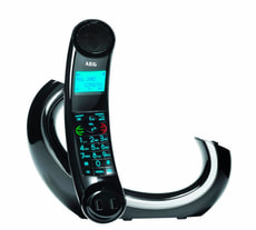 AEG Eclipse 10 DECT-Telefon schwarz