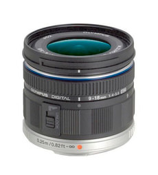 M.Zuiko DIGITAL ED 9-18mm f/4.0-5.6 Objektiv Schwarz