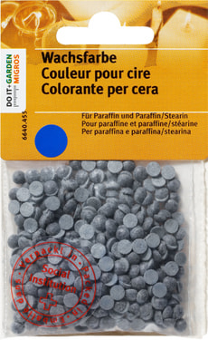 Wachsfarbe, Blau, 10Gr