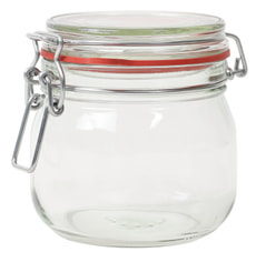 Glas mit Bügelverschluss