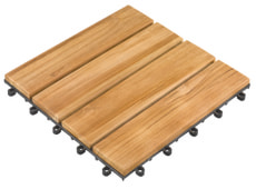 Bodenfliese Teak