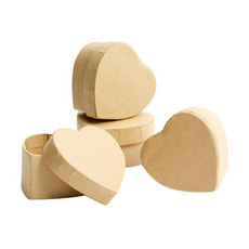 Pappmaché-Set Herz