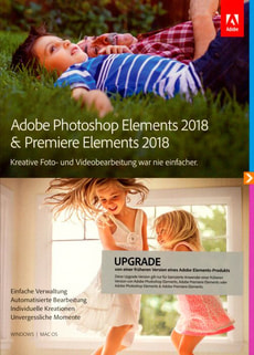 PC/Mac - Photoshop Elements 2018 & Premiere Elements 2018 Upgrade (D)