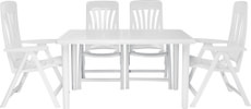 Set Tisch mit 4 Sesseln