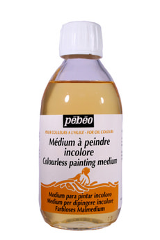 Farbloses Malmedium