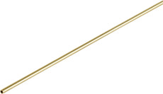 Rundrohr 0.3 x 2 mm messing 1 m