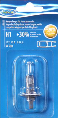 Halogenlampe H1 +30%