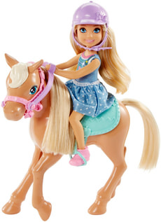 Barbie Chelsea + Pony