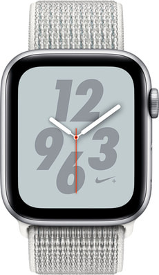 Watch Nike+ 44mm GPS+Cellular silver Aluminum Summit White Nike Sport Loop