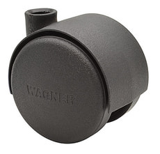 Möbel-Doppelrolle D40 mm