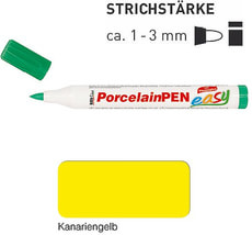 Porzellanmaler kanariengelb