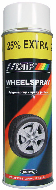 Extra Wheelspray weiss